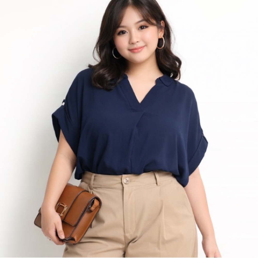 Liz Claiborne Deep Blue Shirt